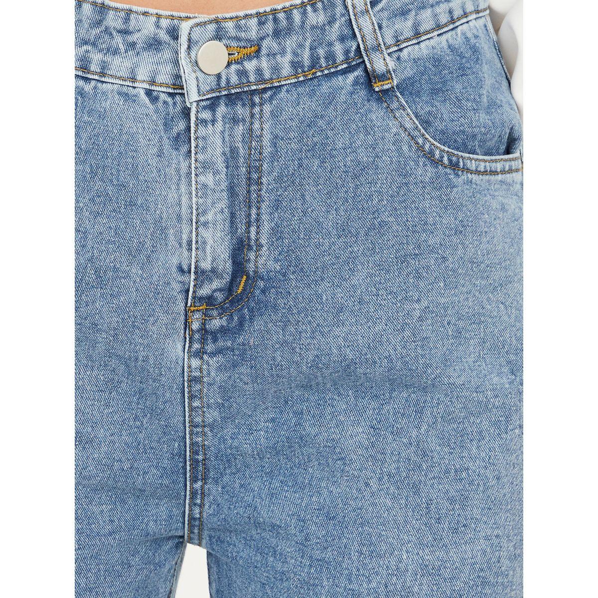 Styli Straight Leg Half Elastic Waist Jeans-women-clothing-bottoms-jeans-image-3