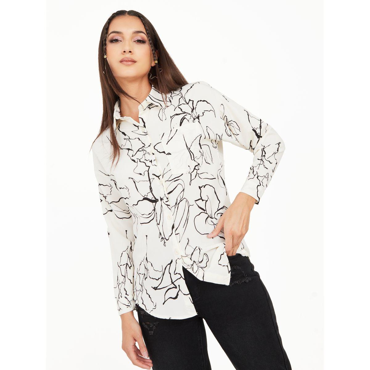 بلوزة كاجوال بأزرار غلق-women-clothing-shirtsandblouses-shirts-image-3
