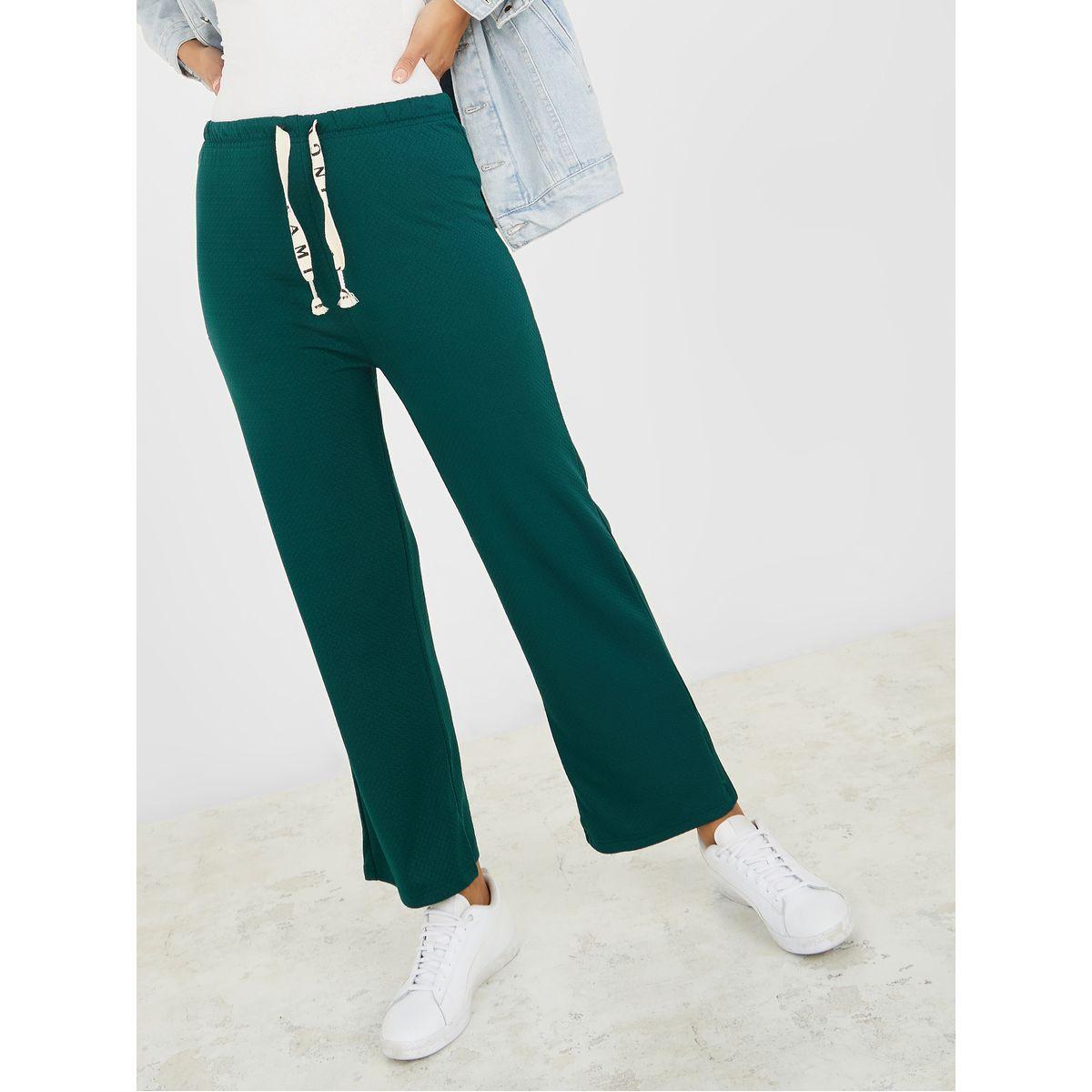 جوغر محبوك بقصة مستقيمة-women-clothing-bottoms-joggers-image-1
