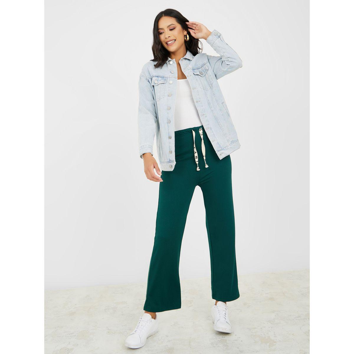 Styli Drawstring Waist Straight Leg Knit Jogger-women-clothing-bottoms-joggers-image-2