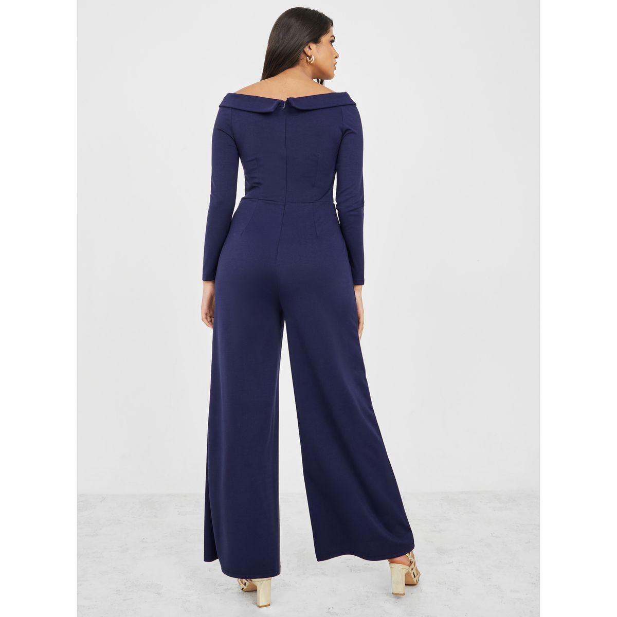 Styli Off Shoulder Wide Leg Tailored Jumpsuit-women-clothing-jumpsuits-image-4