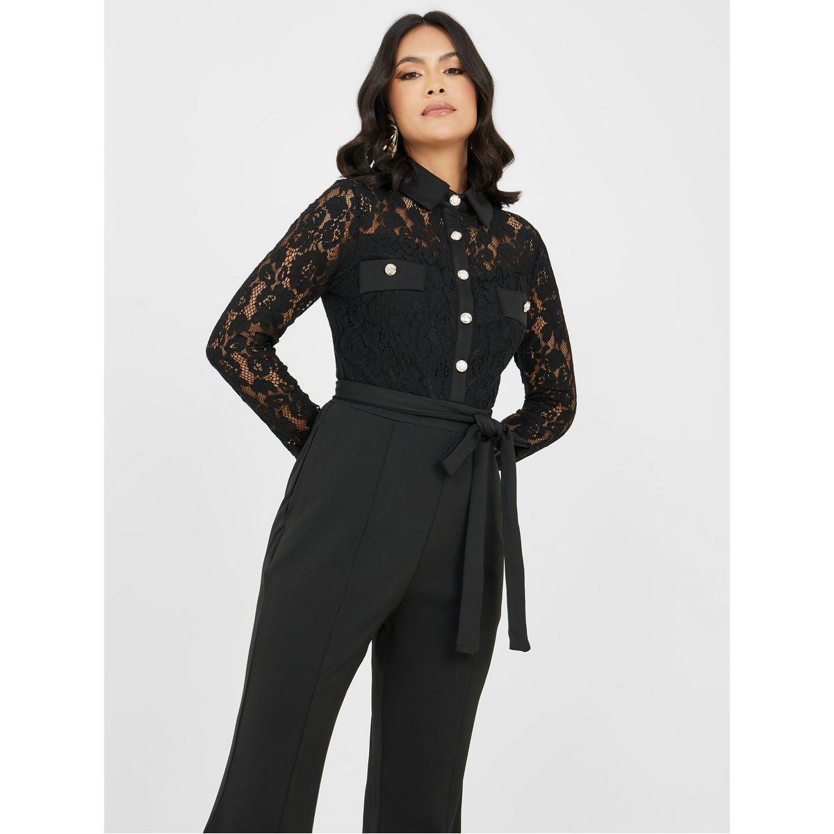 جمبسوت واسع الأرجل مزين بدانتيل-women-clothing-jumpsuits-image-2