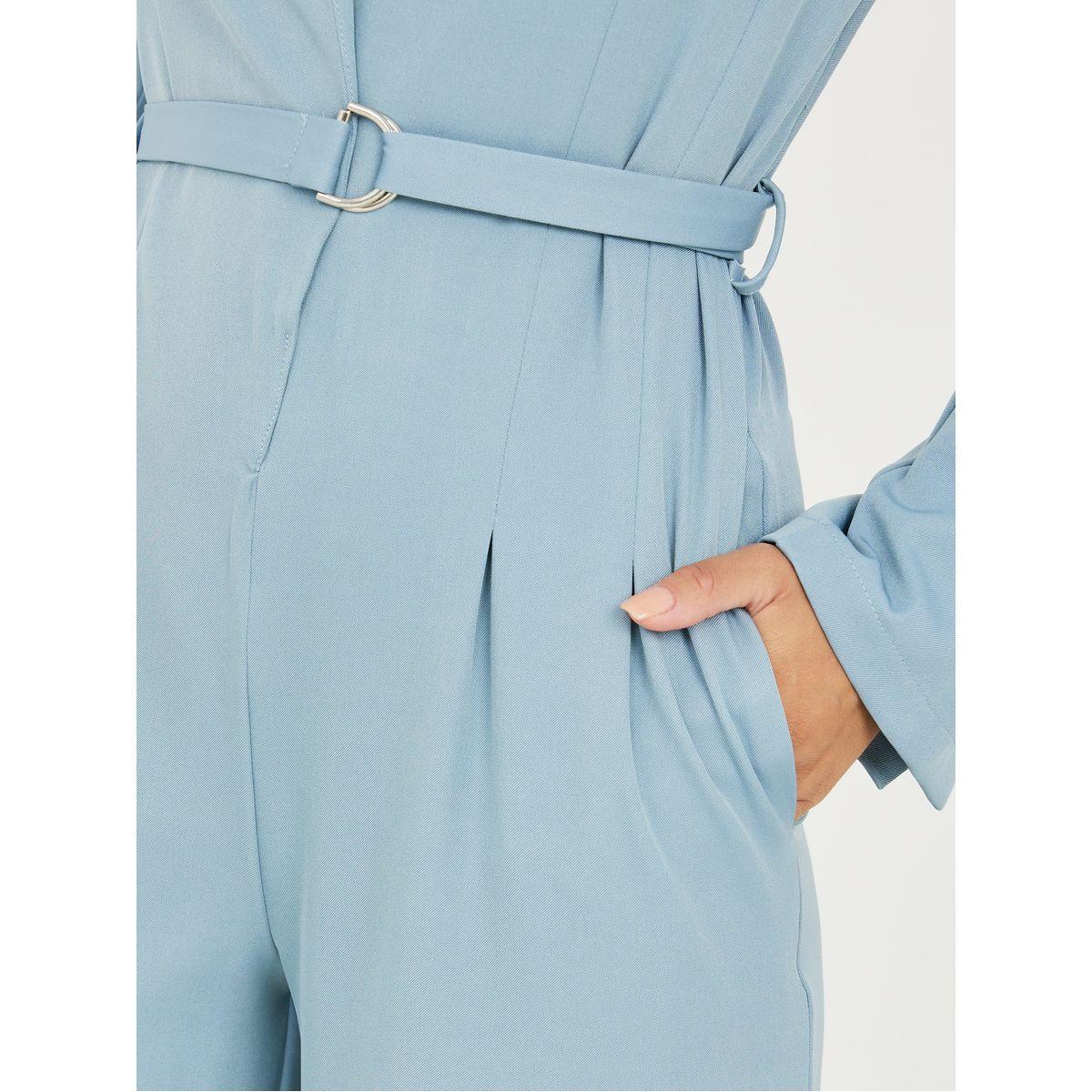 جمبسوت واسع الأرجل بحزام خصر-women-clothing-jumpsuits-image-3