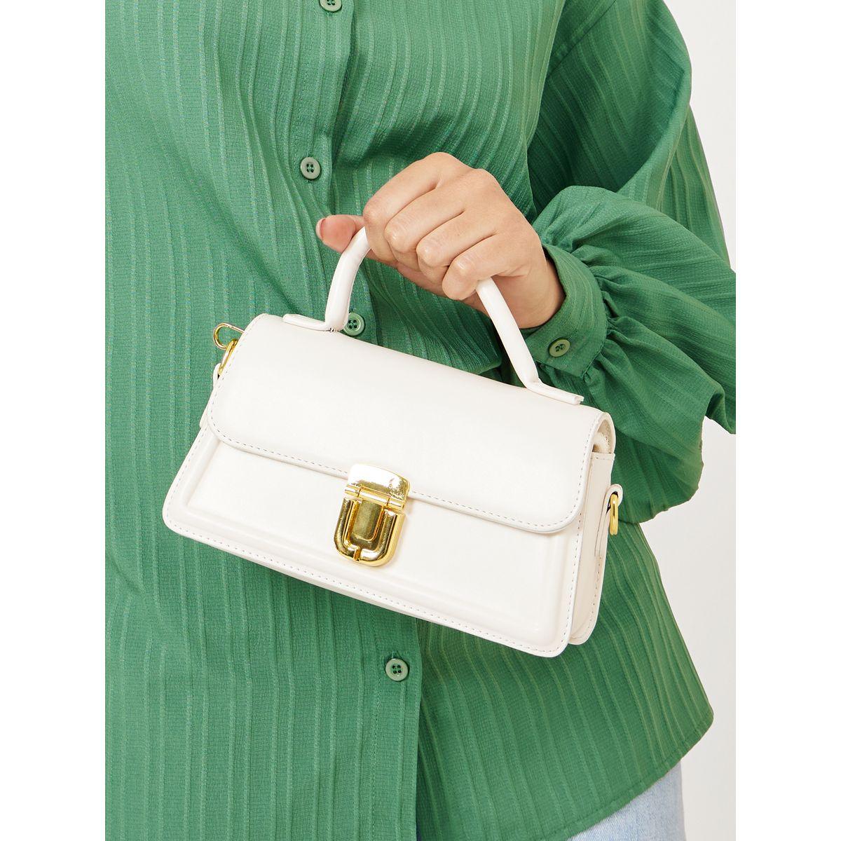 Styli Smooth Front Flap Handbag-women-bagsandwallets-handbags-image-3