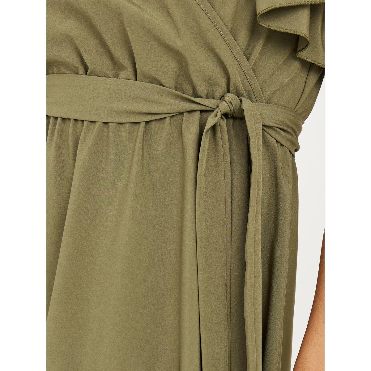 Styli Butterfly Sleeves Self Tie Belt Tiered Midi Dress-women-clothing-dresses-image-3