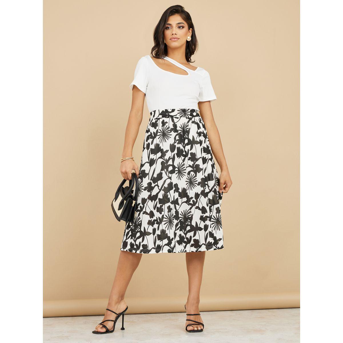 تنورة ميدي مطبعة بالكامل-women-clothing-bottoms-skirts-image-2