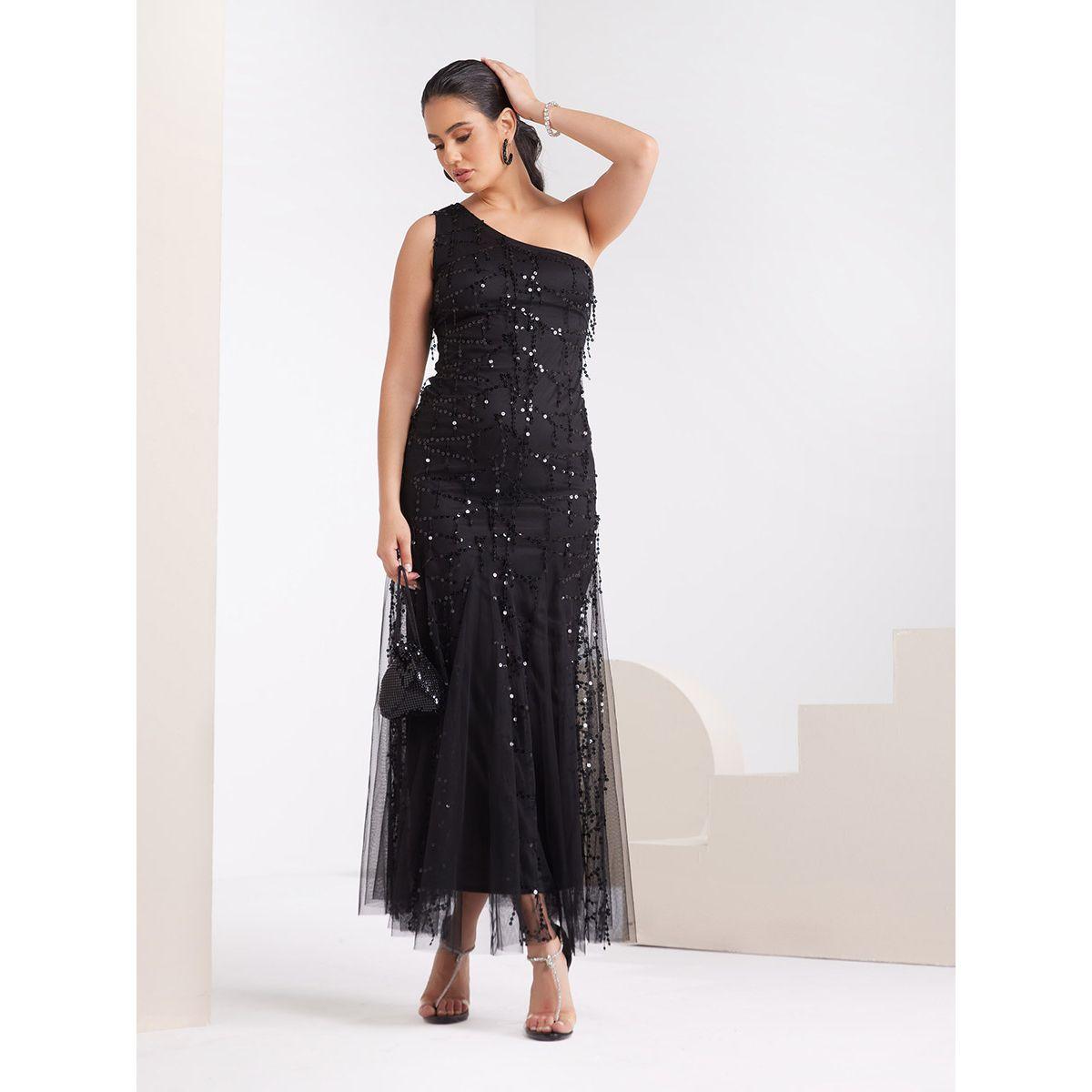 فستان طويل بكتف واحد-women-clothing-dresses-image-1