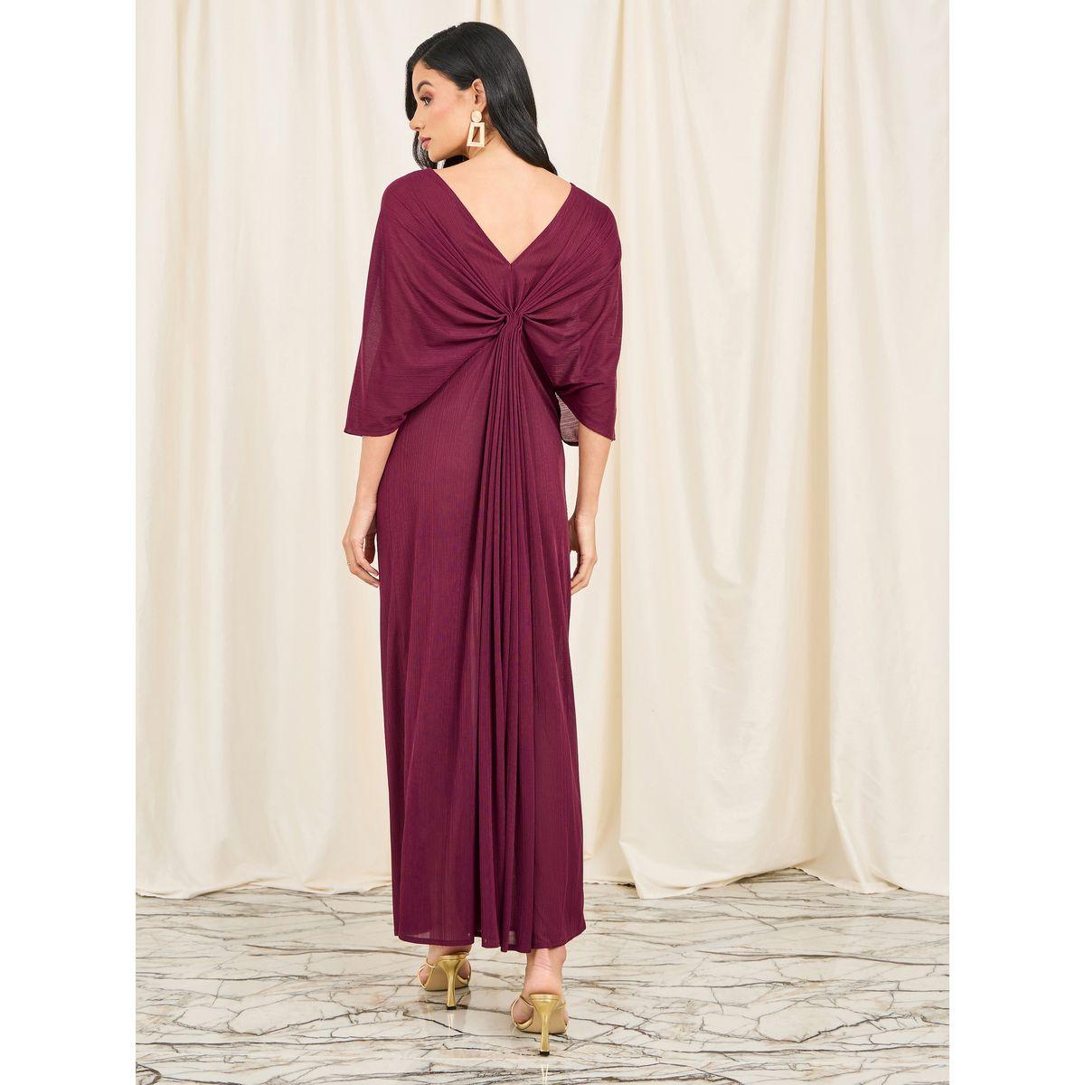 فستان بليسيه طويل مزين بحجر الراين-women-clothing-dresses-image-4