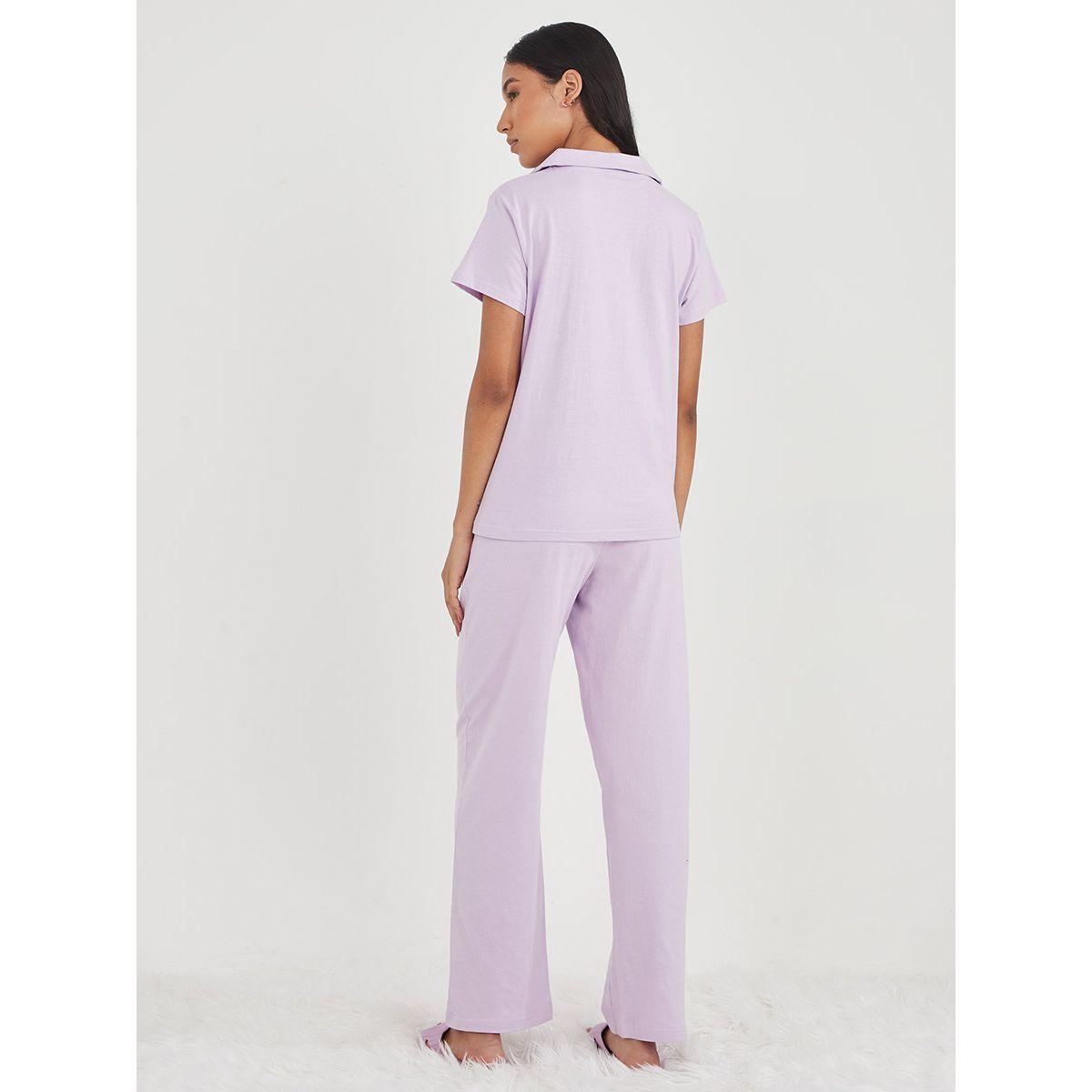طقم بيجاما من ( بلوزة + بنطال )-women-clothing-nightwear-pyjamas-longsets-image-5