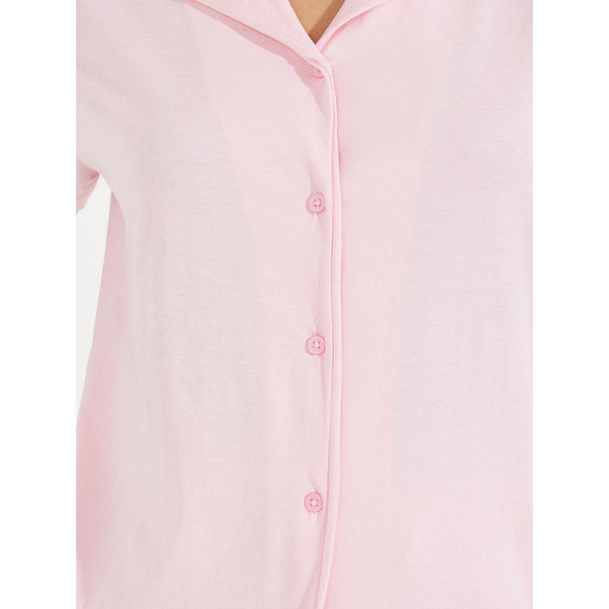 Styli Unwind Cotton Jersey Short Sleeve Shirt & Pyjama Set-women-clothing-nightwear-pyjamas-longsets-image-4