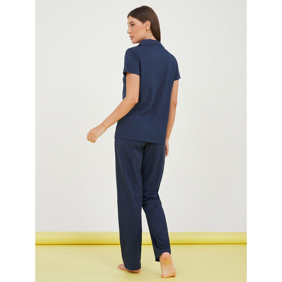 Styli Unwind Cotton Jersey Short Sleeve Shirt and Pyjama Set-women-clothing-nightwear-pyjamas-longsets-image-5