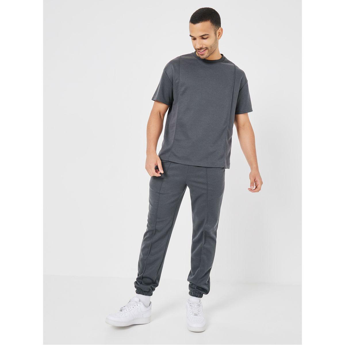 Styli Oversized T-Shirt & Slim Jogger Co-Ord Set-men-clothing-coordsets-image-2