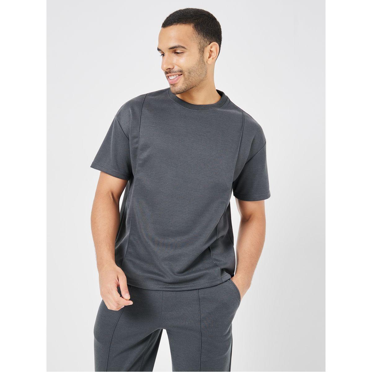 Styli Oversized T-Shirt & Slim Jogger Co-Ord Set-men-clothing-coordsets-image-3