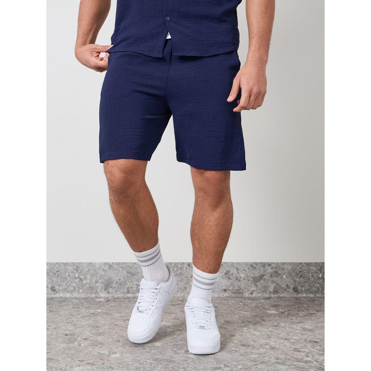 Styli Cotton Flap Pocket Shirt & Shorts Co-Ords-men-clothing-coordsets-image-5