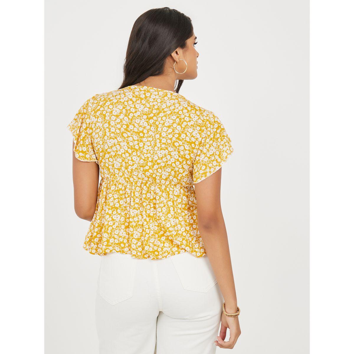 بلوزة كاجوال مطبعة بزهور-women-clothing-shirtsandblouses-blouses-image-4
