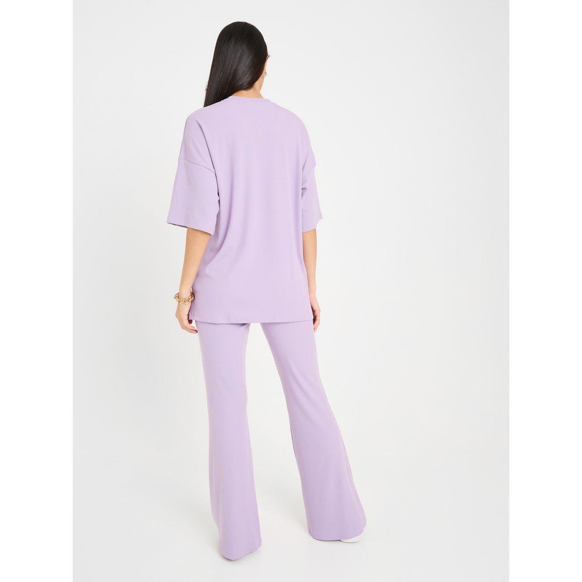 طقم منسق من ( بنطال + تيشيرت )-women-clothing-coordsets-image-6