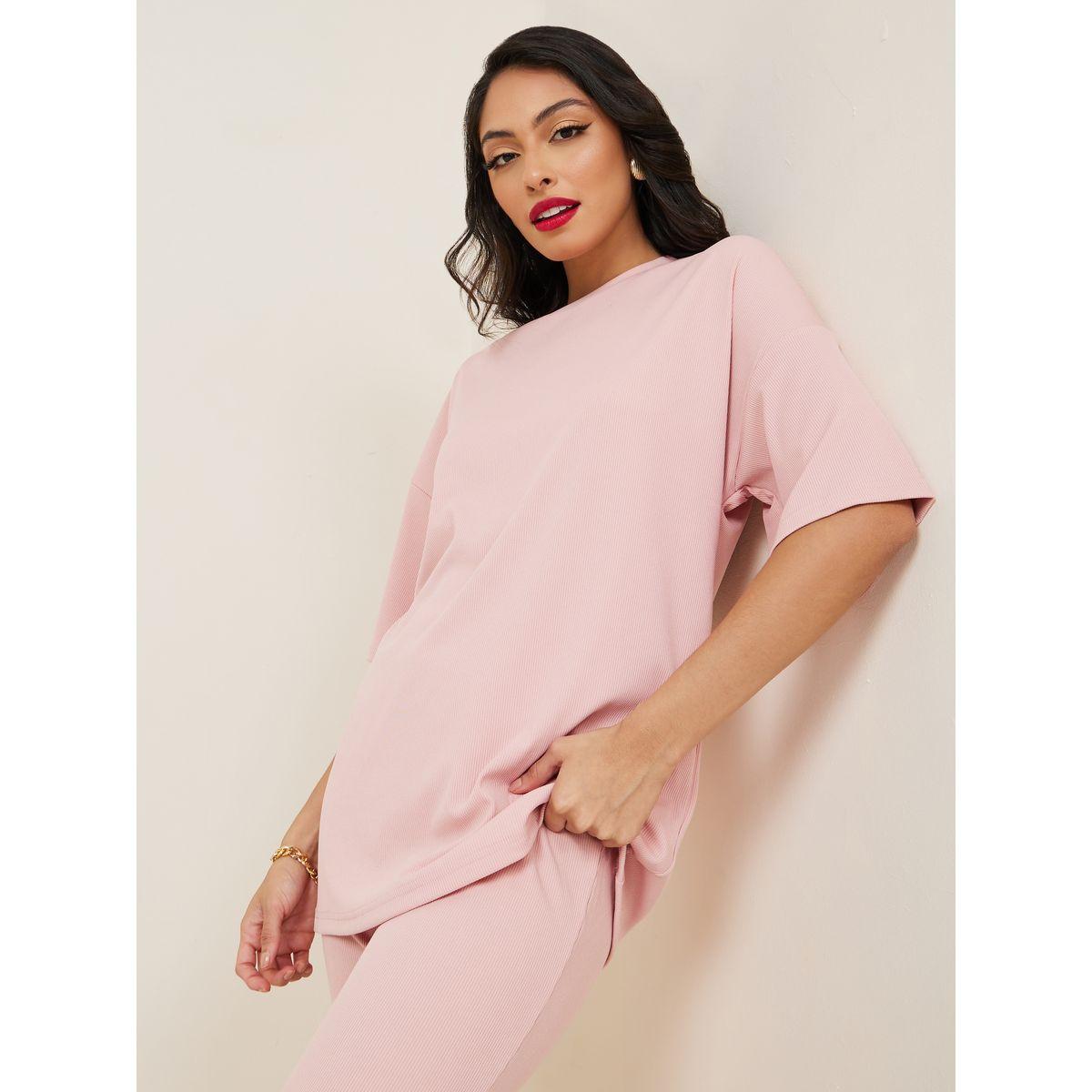 طقم منسق من ( بنطال + تيشيرت )-women-clothing-coordsets-image-2