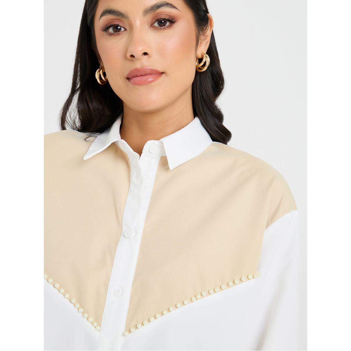 بلوزة بنمط كتل الالوان-women-clothing-shirtsandblouses-shirts-image-4
