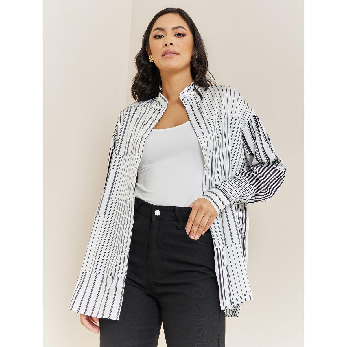 بلوزة طويلة بطبعة مجردة-women-clothing-shirtsandblouses-shirts-image-1