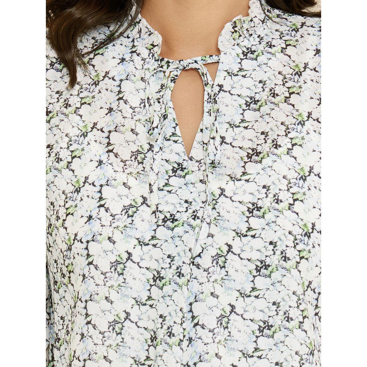 بلوزة مطبعة بزهور وياقة بأربطة-women-clothing-shirtsandblouses-blouses-image-3