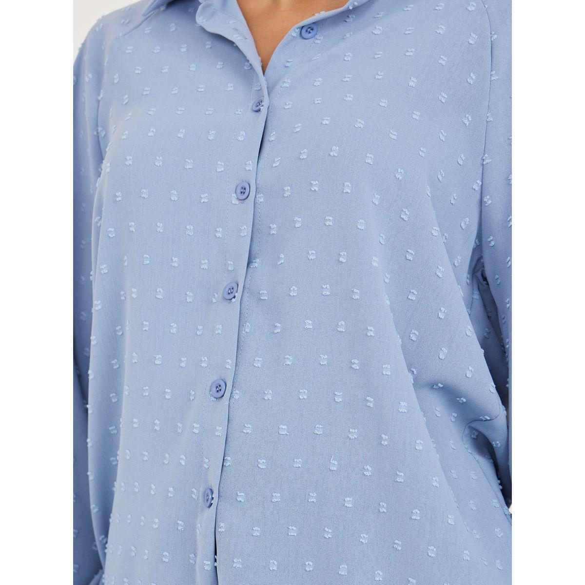 Styli Balloon Sleeves Button Down Regular Fit Shirt-women-clothing-shirtsandblouses-shirts-image-4