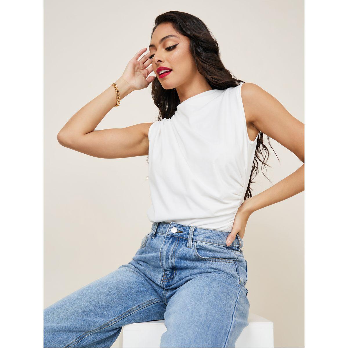 Styli Sleeveless High Neck Regular Fit Knit Top-women-clothing-shirtsandblouses-blouses-image-1