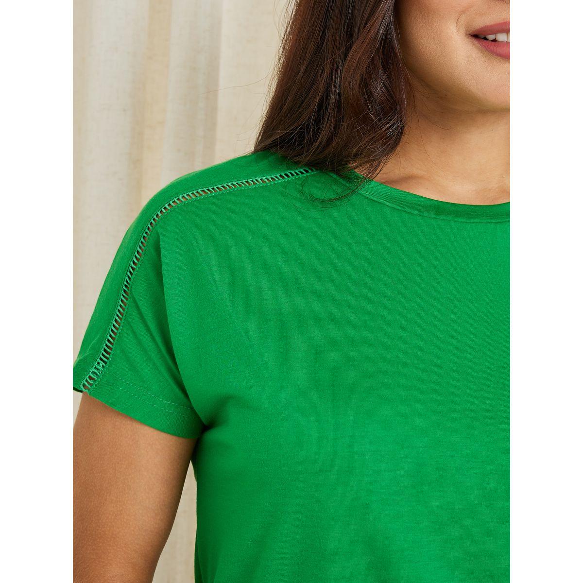 Styli Regular Fit Ladder Cut-Out Detail T-Shirt-women-clothing-tshirts-image-3