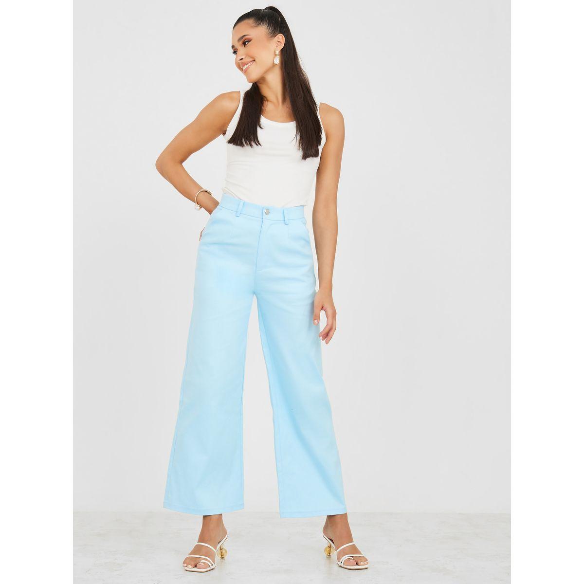 بنطال واسع الأرجل مع جيوب-women-clothing-bottoms-trousers-image-2