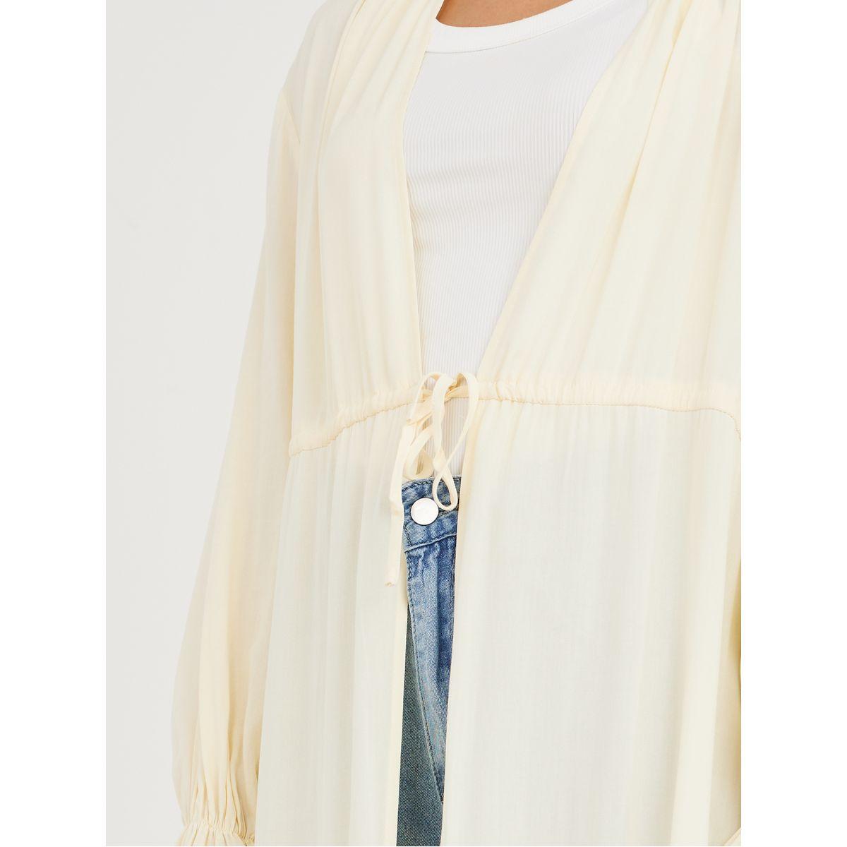 Styli Textured Tiered Maxi Length Kimono with Self Tie-women-clothing-shirtsandblouses-shirts-image-4