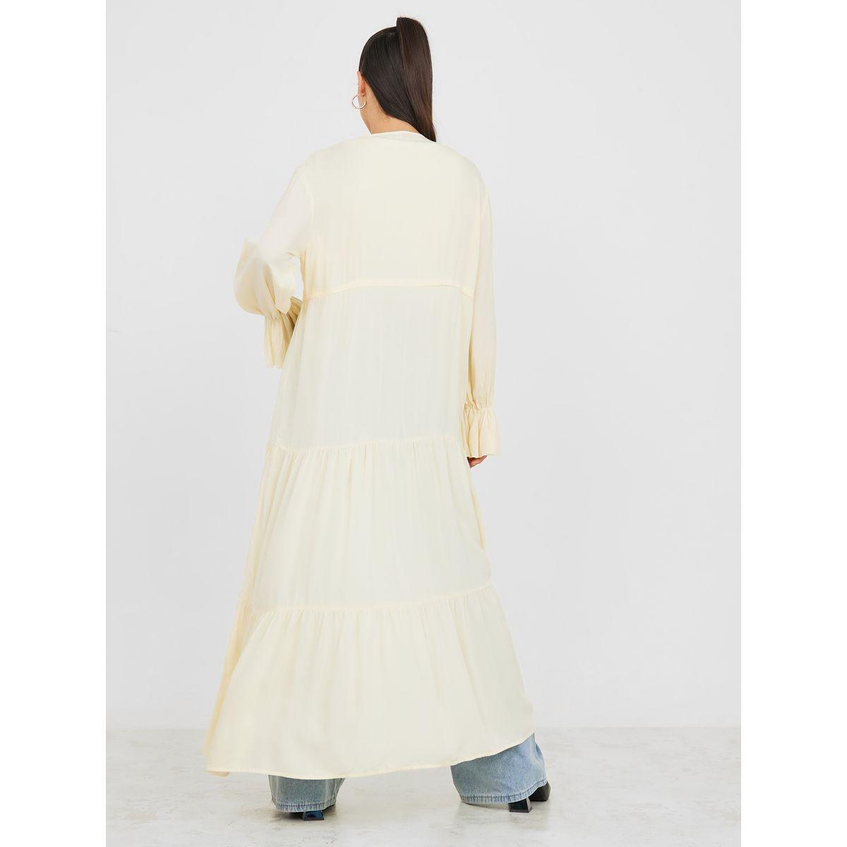 كيمونو طويل بكسرات ورباط خصر-women-clothing-shirtsandblouses-shirts-image-5