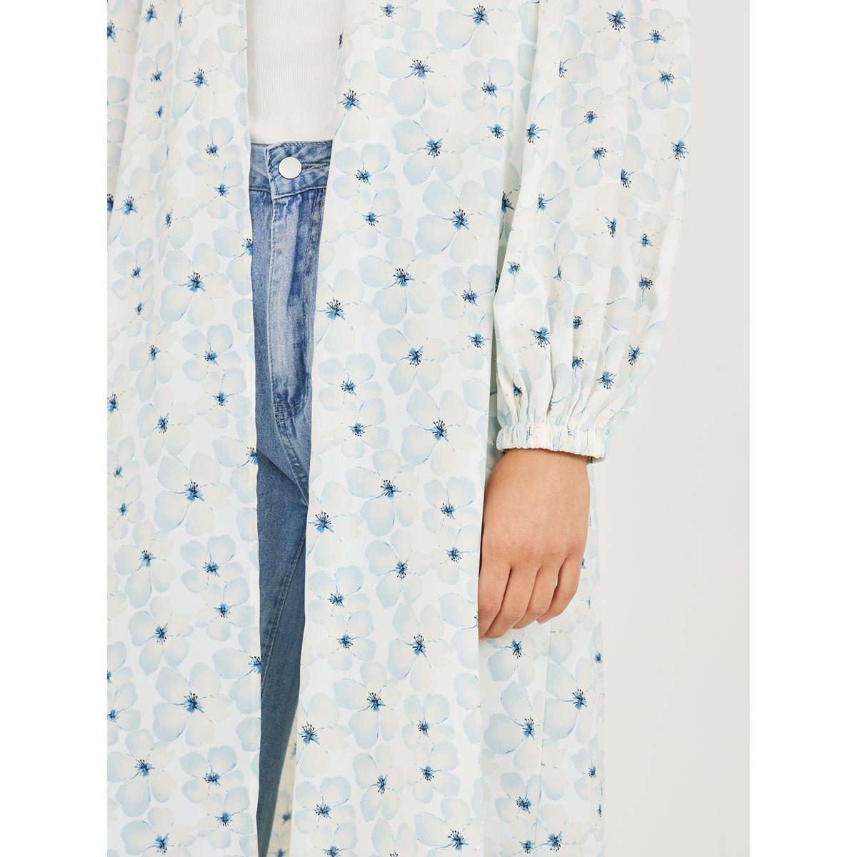 كيمونو ميدي مطبع بزهور-women-clothing-shirtsandblouses-shirts-image-3