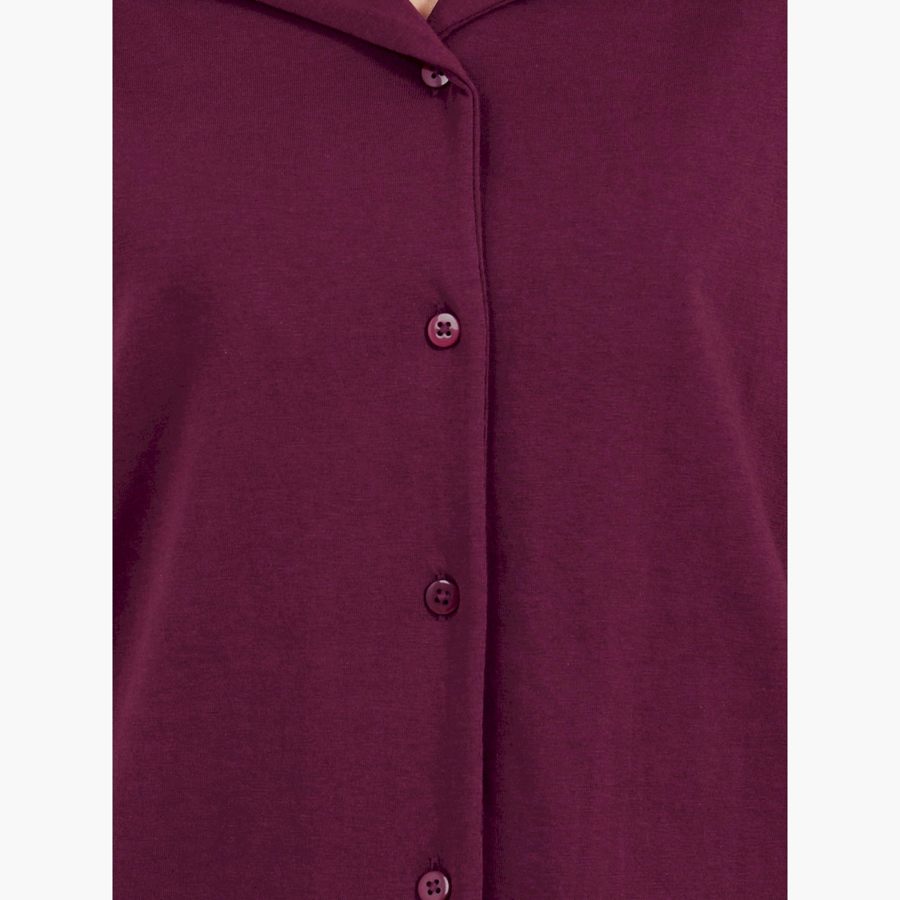 Styli Cotton Jersey Long Sleeves Shirt and Pyjama Set-women-clothing-nightwear-pyjamas-longsets-image-3