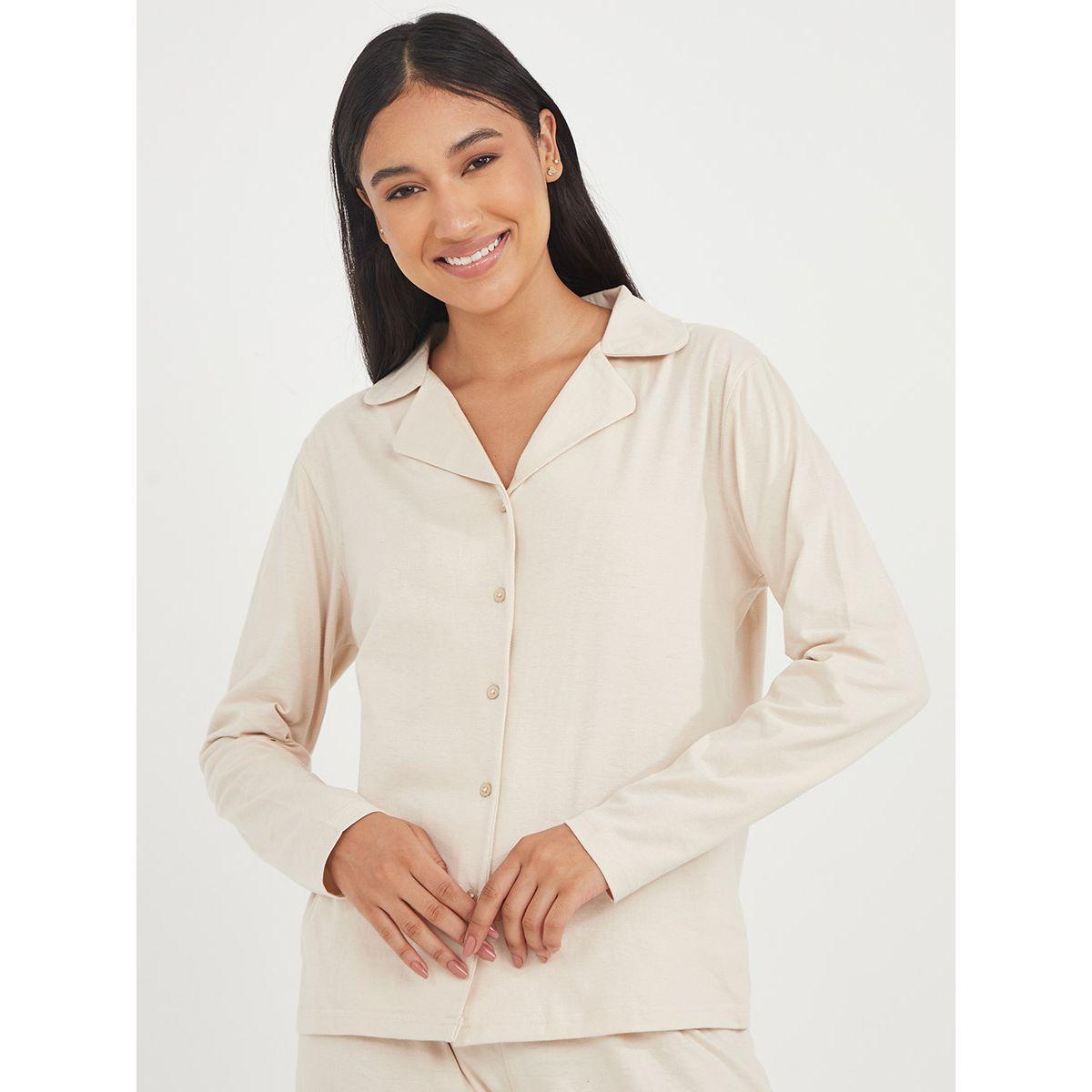 طقم بيجاما من ( بلوزة + بنطال )-women-clothing-nightwear-pyjamas-longsets-image-3