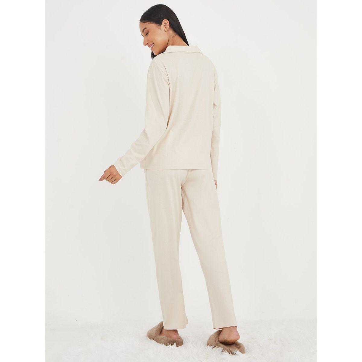 طقم بيجاما من ( بلوزة + بنطال )-women-clothing-nightwear-pyjamas-longsets-image-6