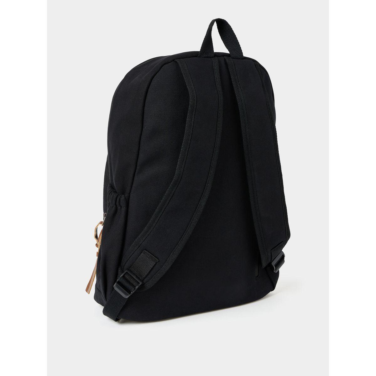 Styli Solid Backpack with Zip Closure-women-bagsandwallets-backpacks-image-2