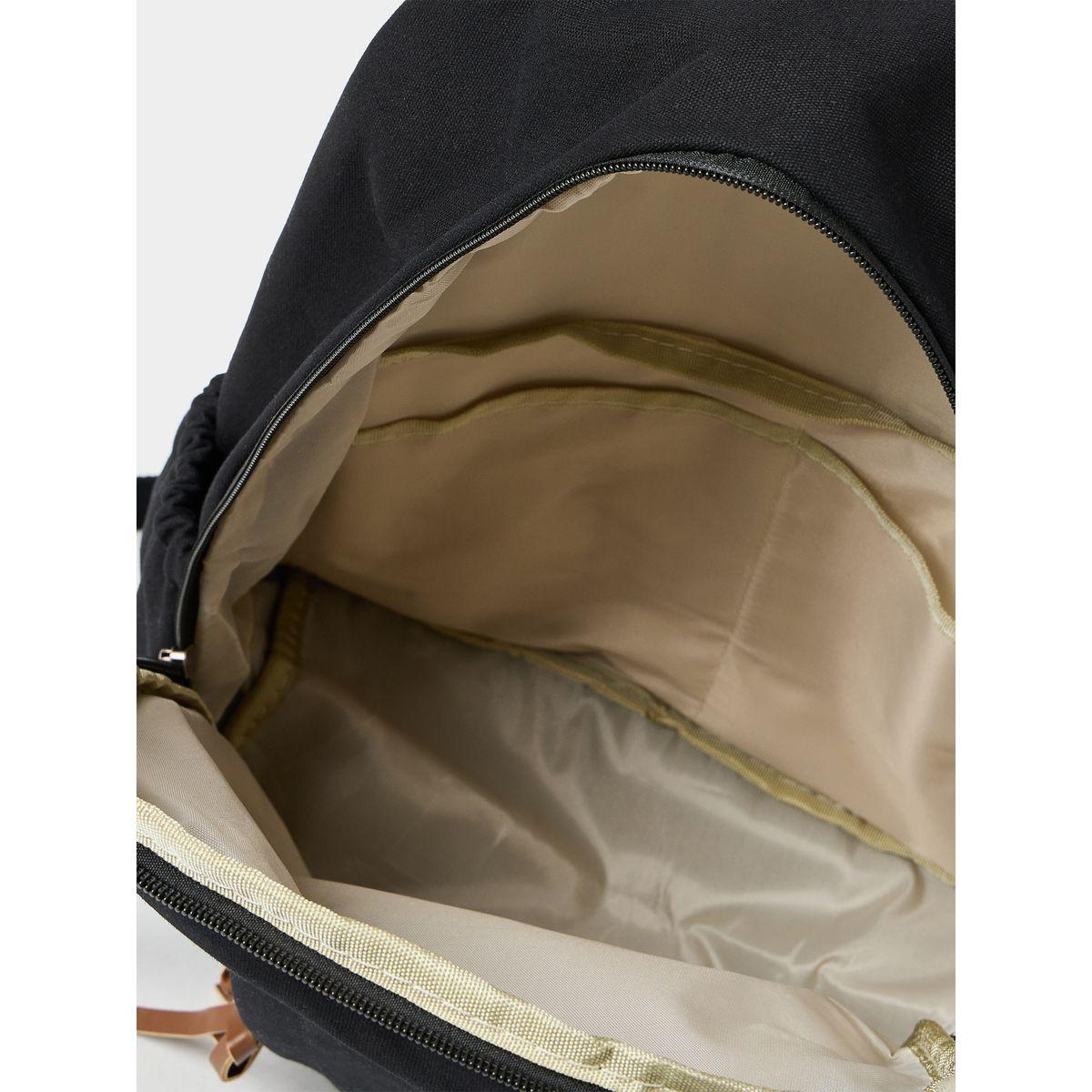 Styli Solid Backpack with Zip Closure-women-bagsandwallets-backpacks-image-3