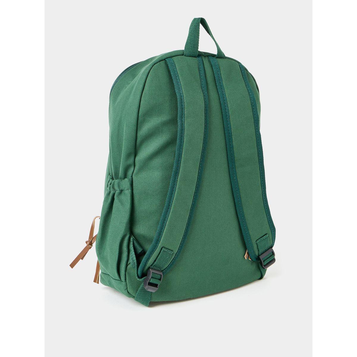 Styli Solid Backpack with Zip Closure-women-bagsandwallets-backpacks-image-2