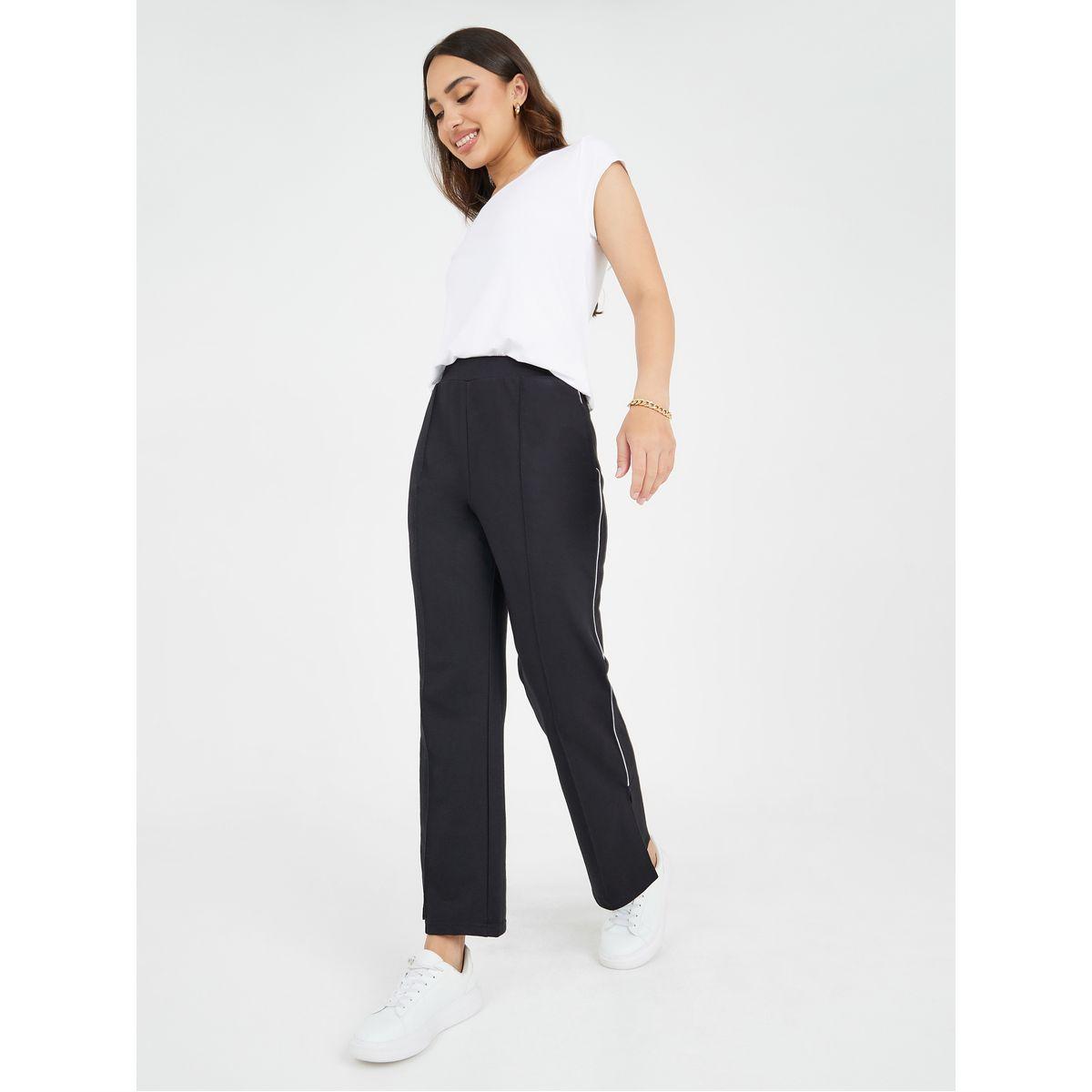 جوغر بشق جانبي وحزوز-women-clothing-bottoms-joggers-image-1