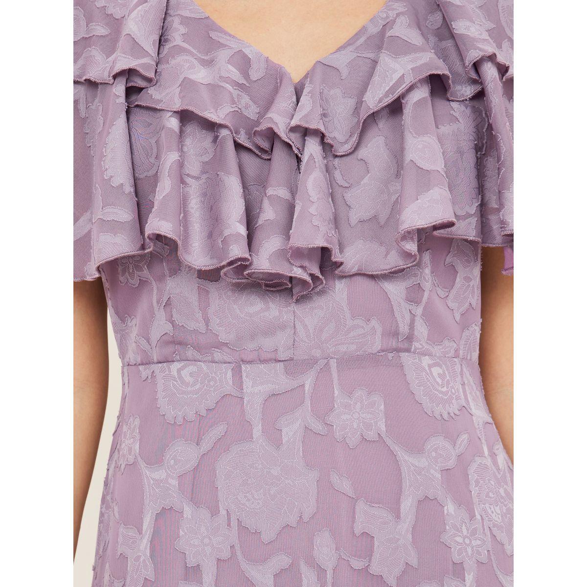 Styli Jacquard Ruffle Asymmetric Hem Maxi Dress-women-clothing-dresses-image-3