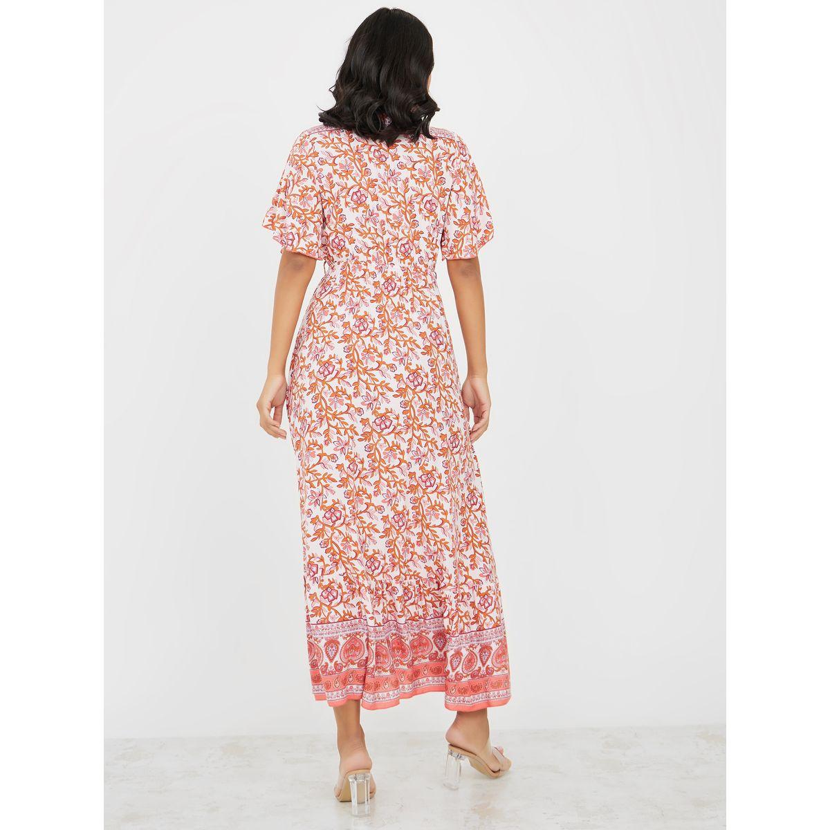 Styli Floral Print A-Line Maxi Dress-women-clothing-dresses-image-4