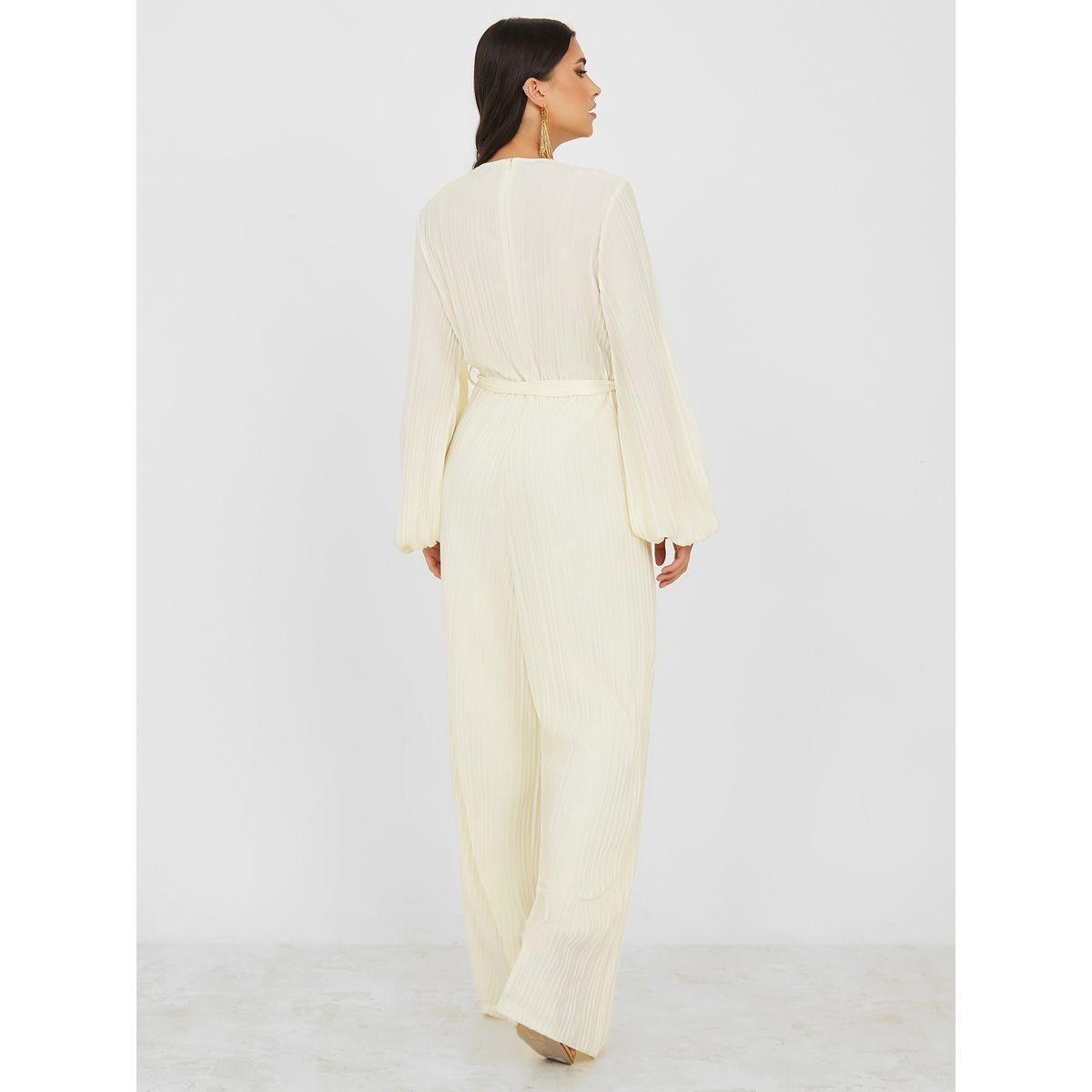 Styli Wide Leg Plisse Jumpsuit with Tie Belt-women-clothing-jumpsuits-image-5