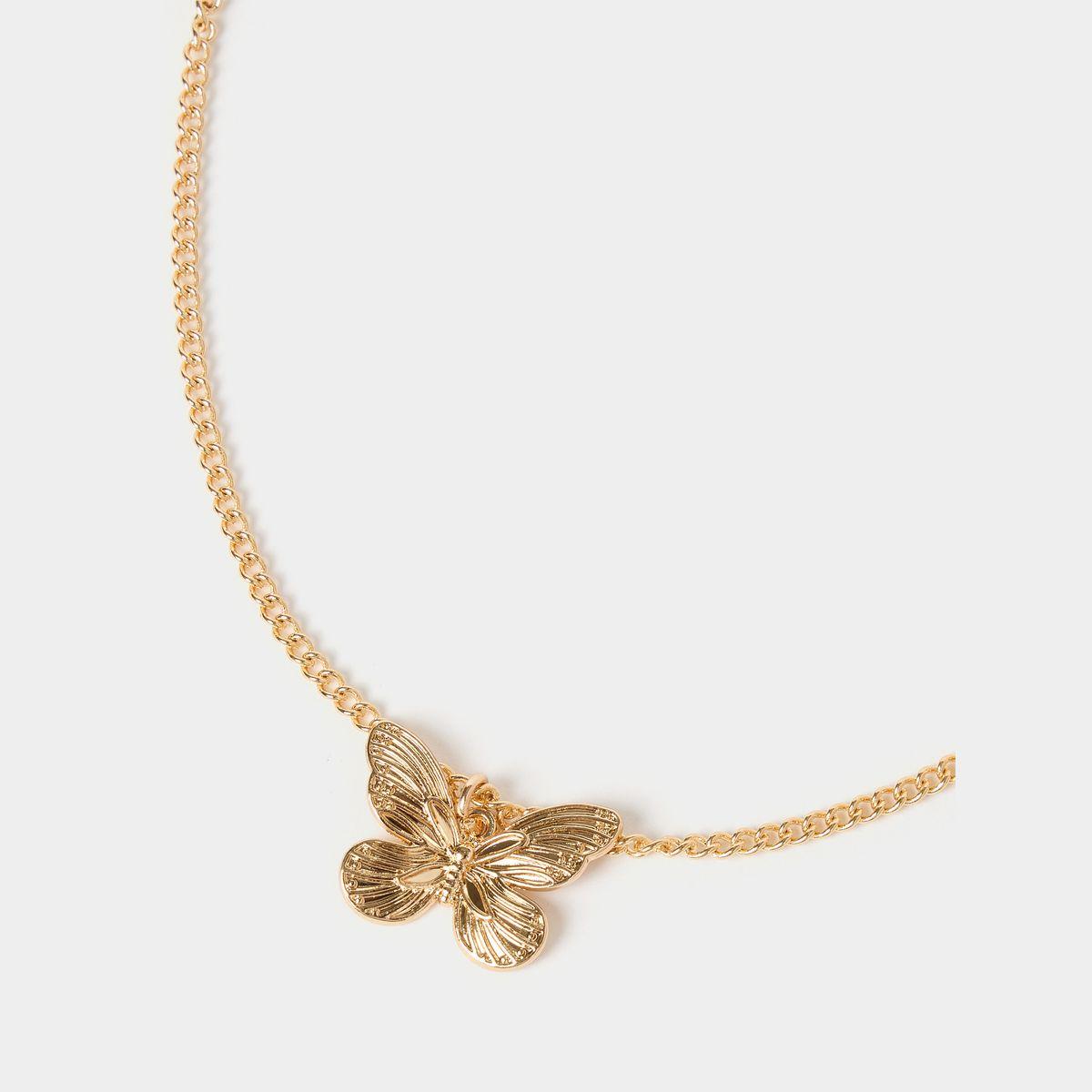 Styli Set of 3 - Pearl Detail Butterfly Necklace-women-watchesandjewellery-jewellery-necklacesandpendants-image-5