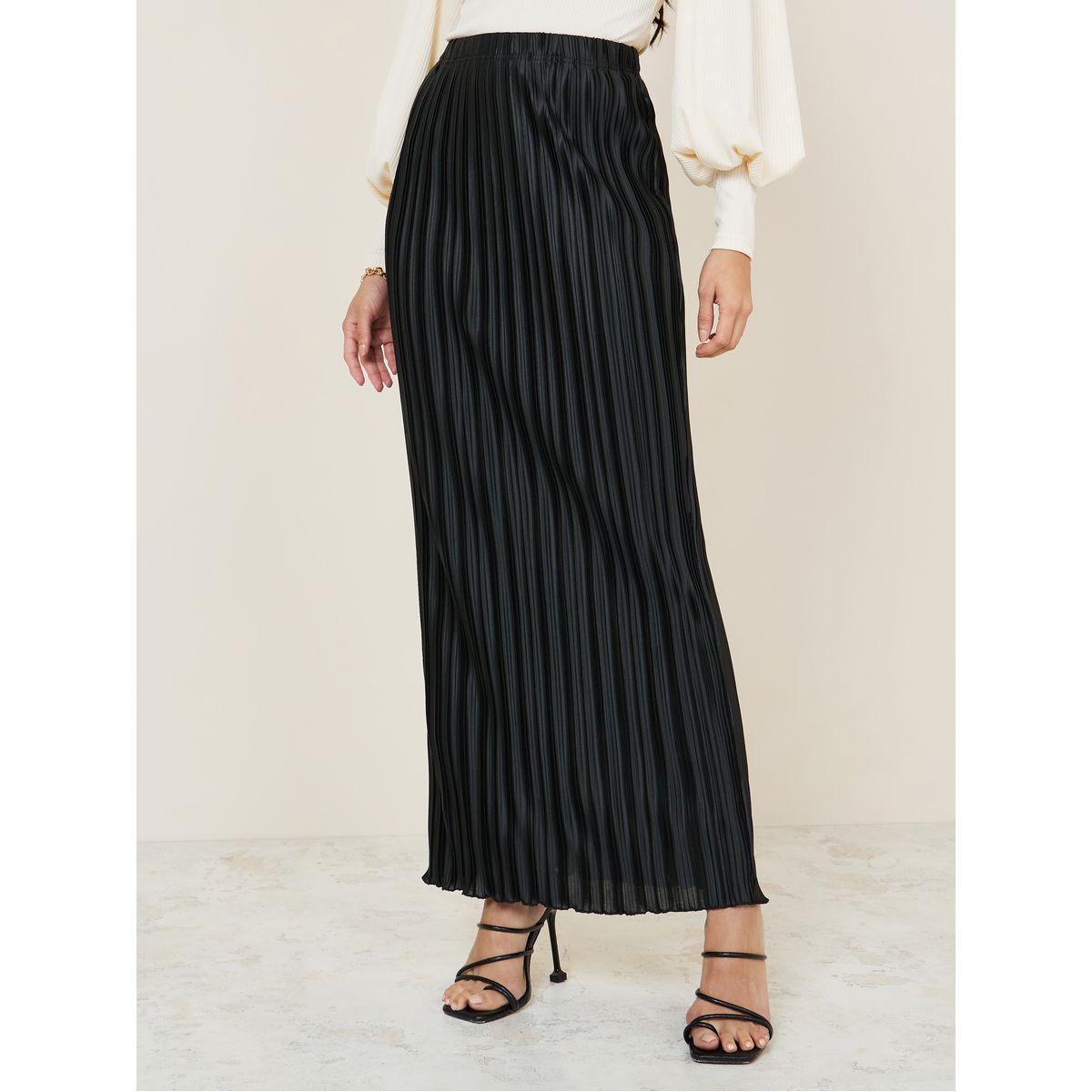 تنورة طويلة مزينة بكسرات-women-clothing-bottoms-skirts-image-1