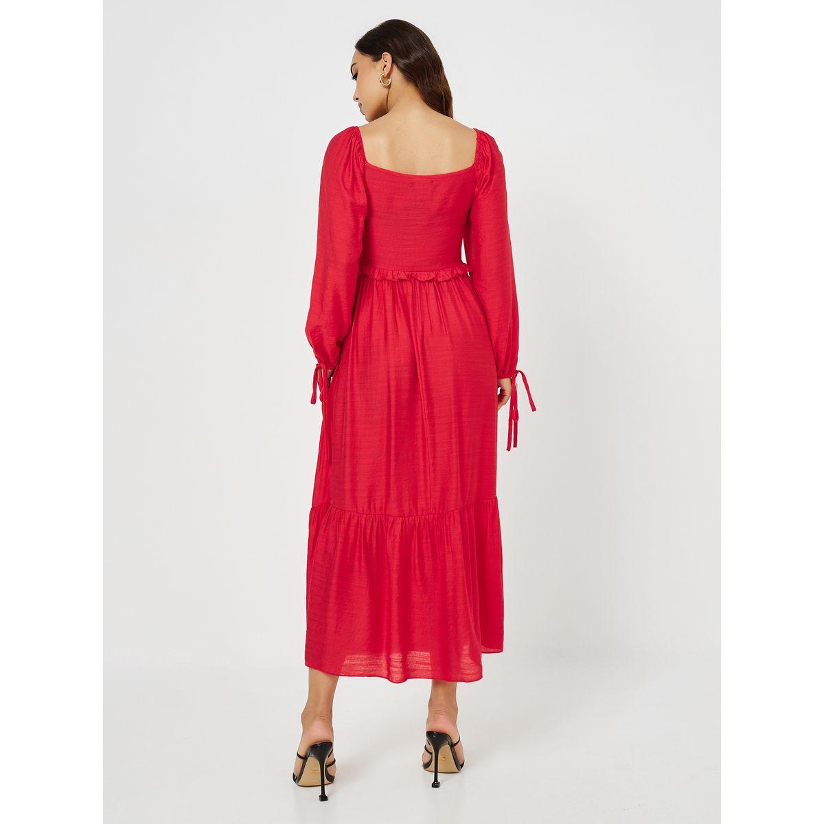 فستان طويل بتفاصيل مطرزة-women-clothing-dresses-image-2