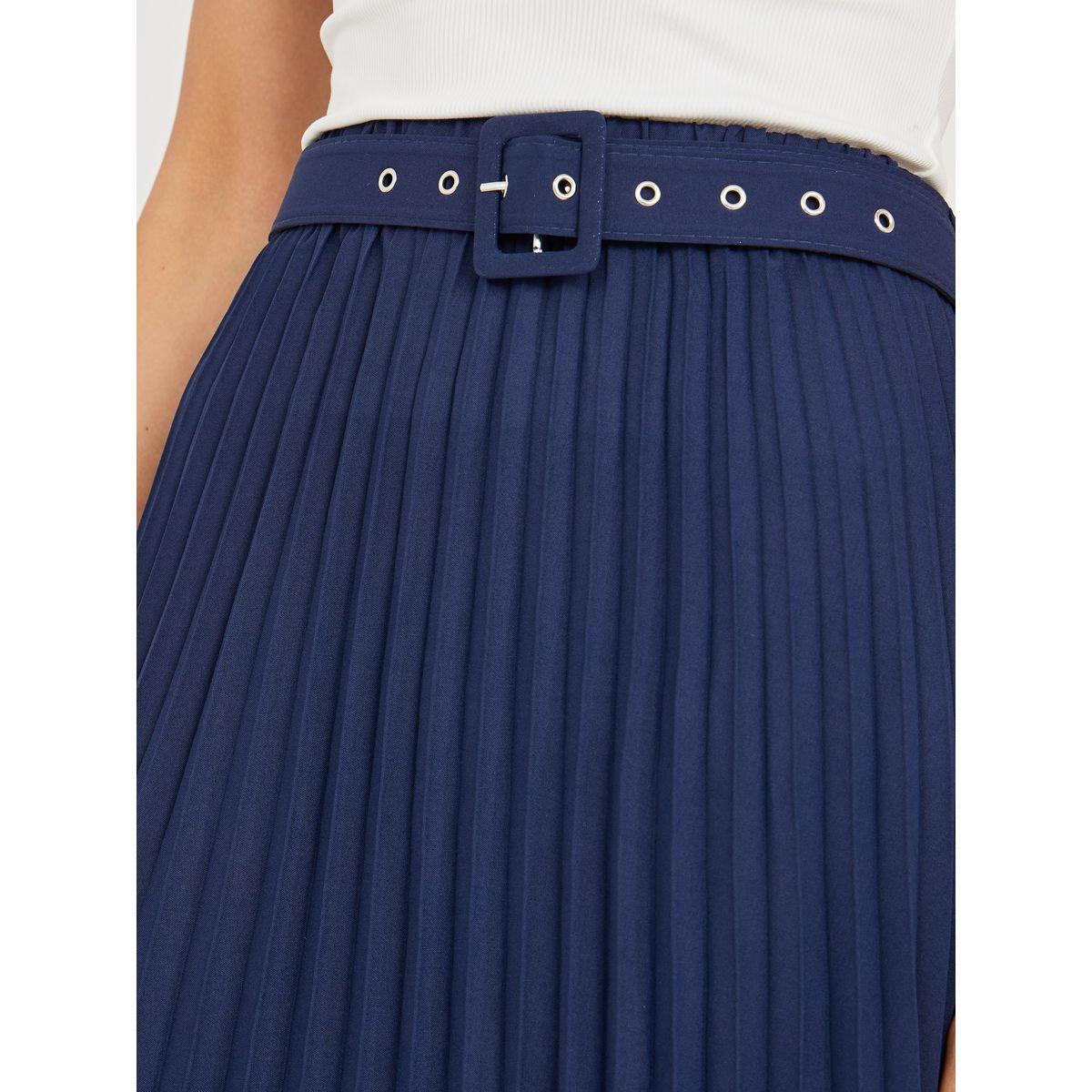 تنورة طويلة سادة بكسرات-women-clothing-bottoms-skirts-image-3