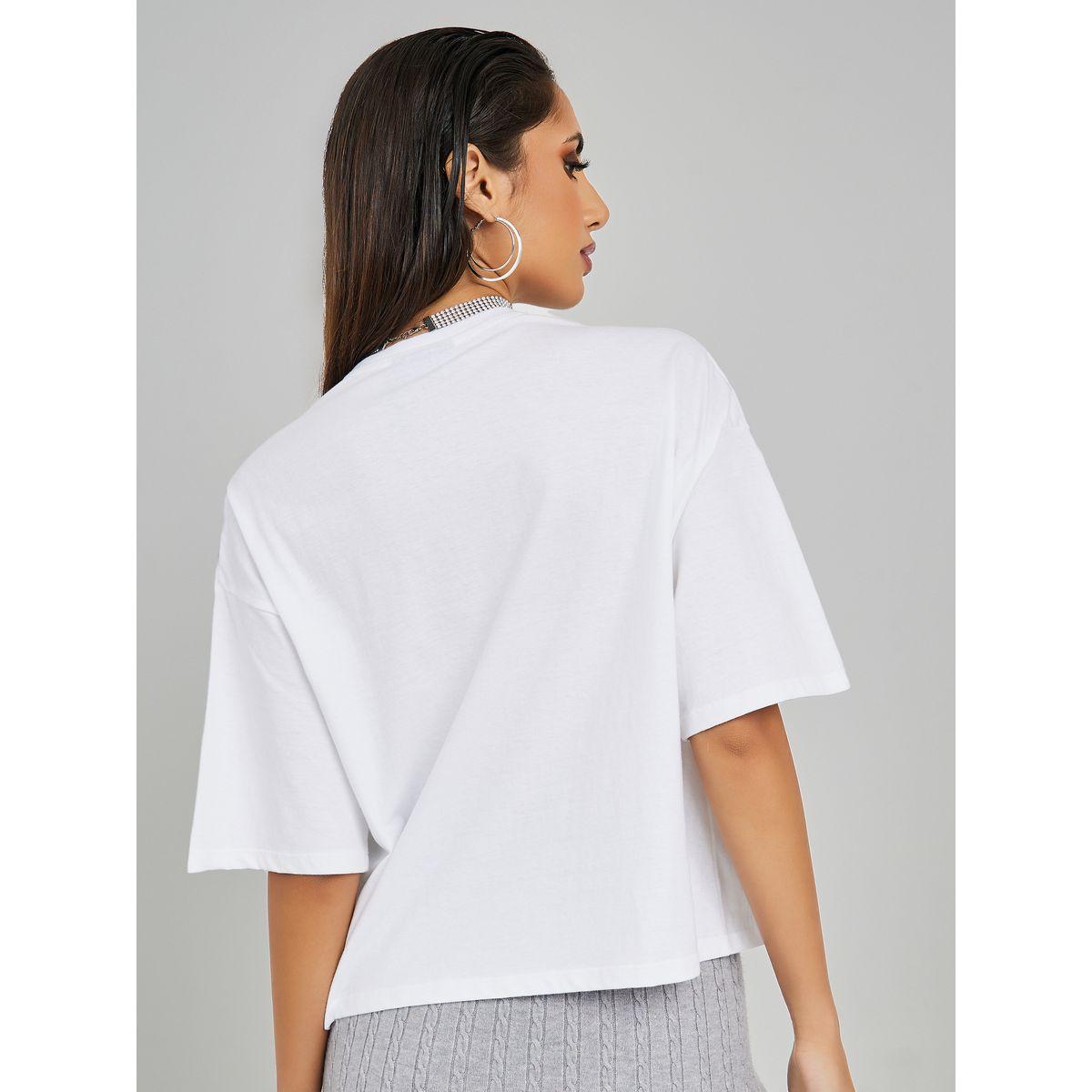 Styli Oversized Wednesday Graphic Print Crop T-shirt-women-clothing-tshirts-image-5