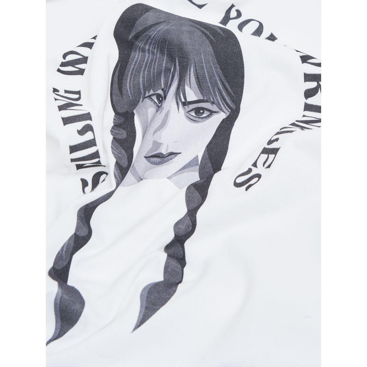 Styli Oversized Wednesday Graphic Print Crop T-shirt-women-clothing-tshirts-image-6
