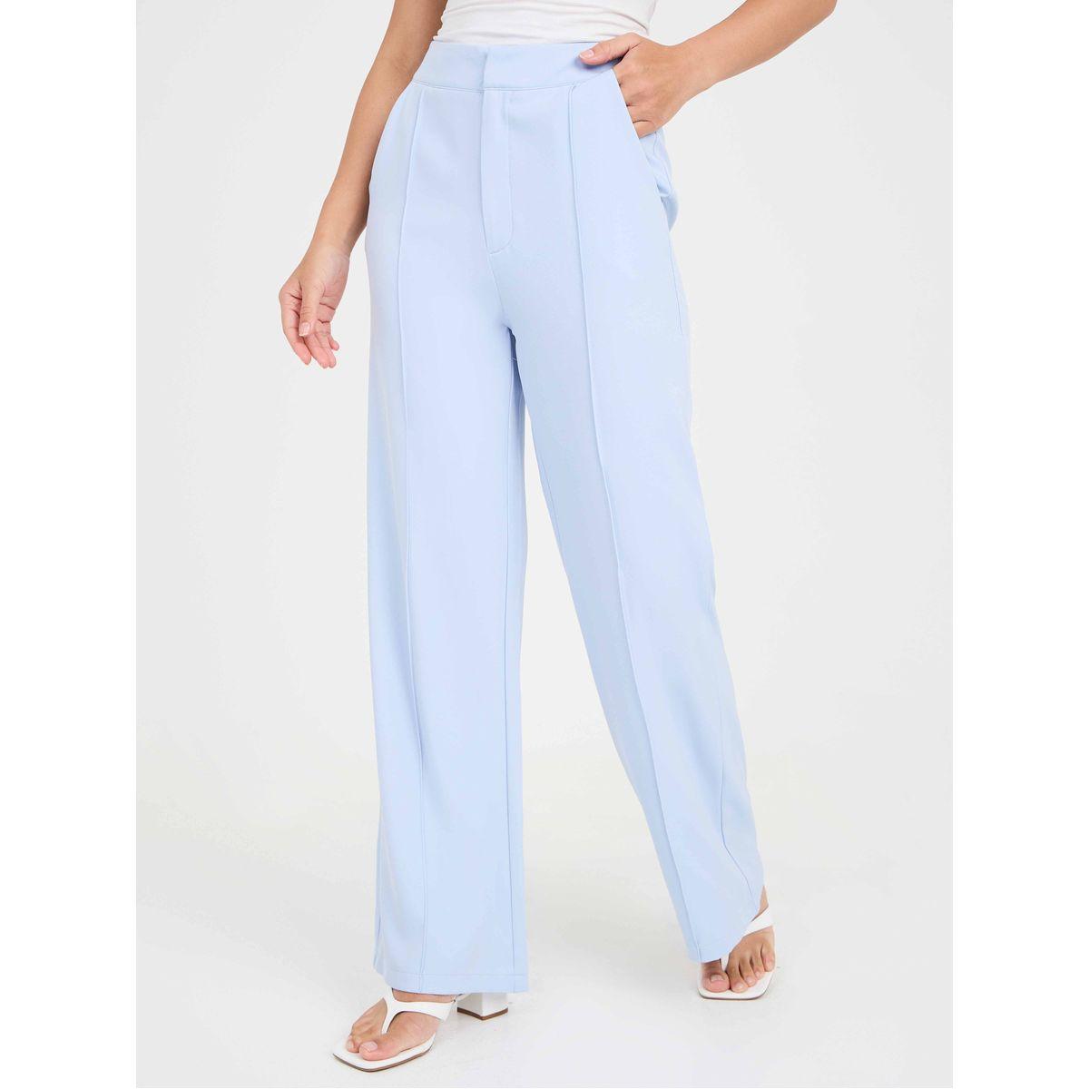 Styli Pintuck High Rise Wide Leg Pants-women-clothing-bottoms-trousers-image-1