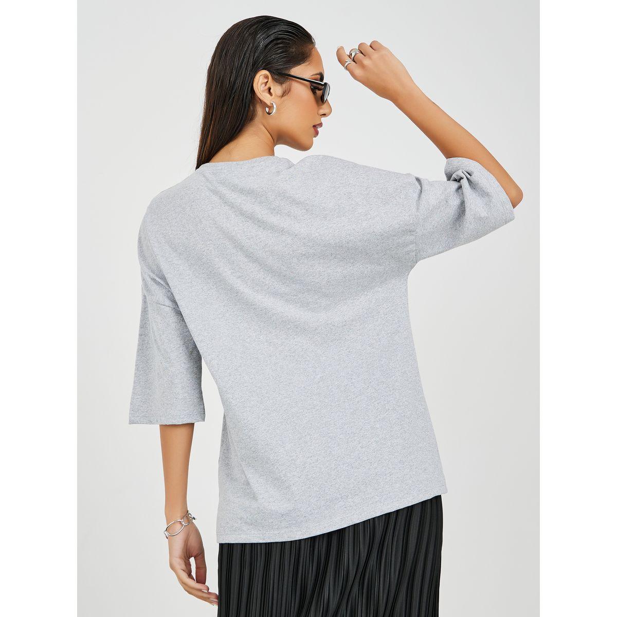 Styli Oversized Wednesday Graphic Drop Shoulder T-Shirt-women-clothing-tshirts-image-4