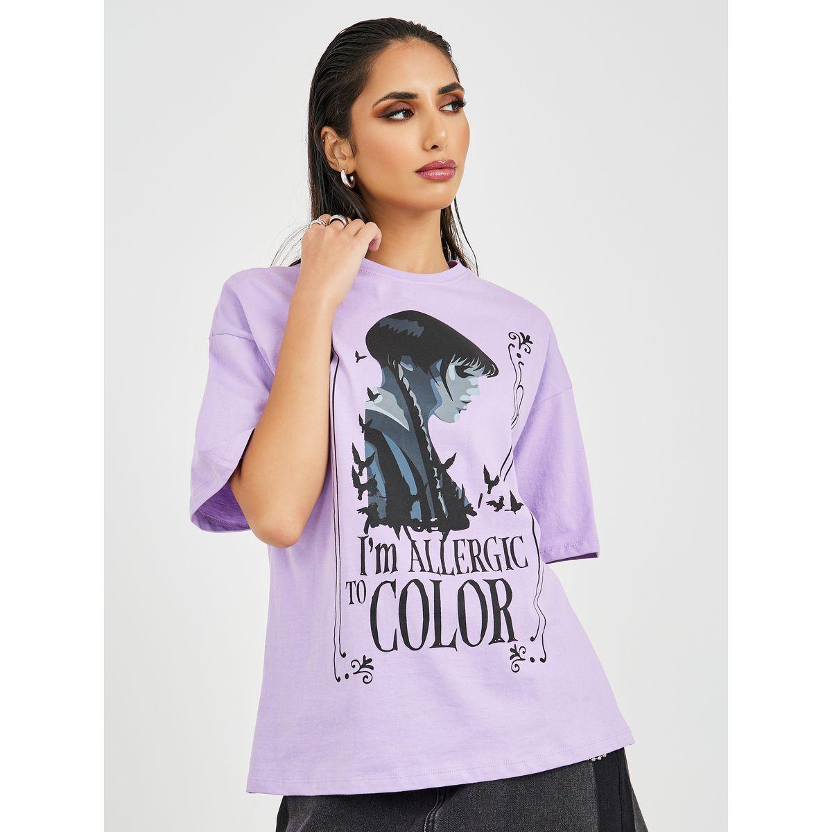 تيشيرت واسع باكمام قصيرة-women-clothing-tshirts-image-2